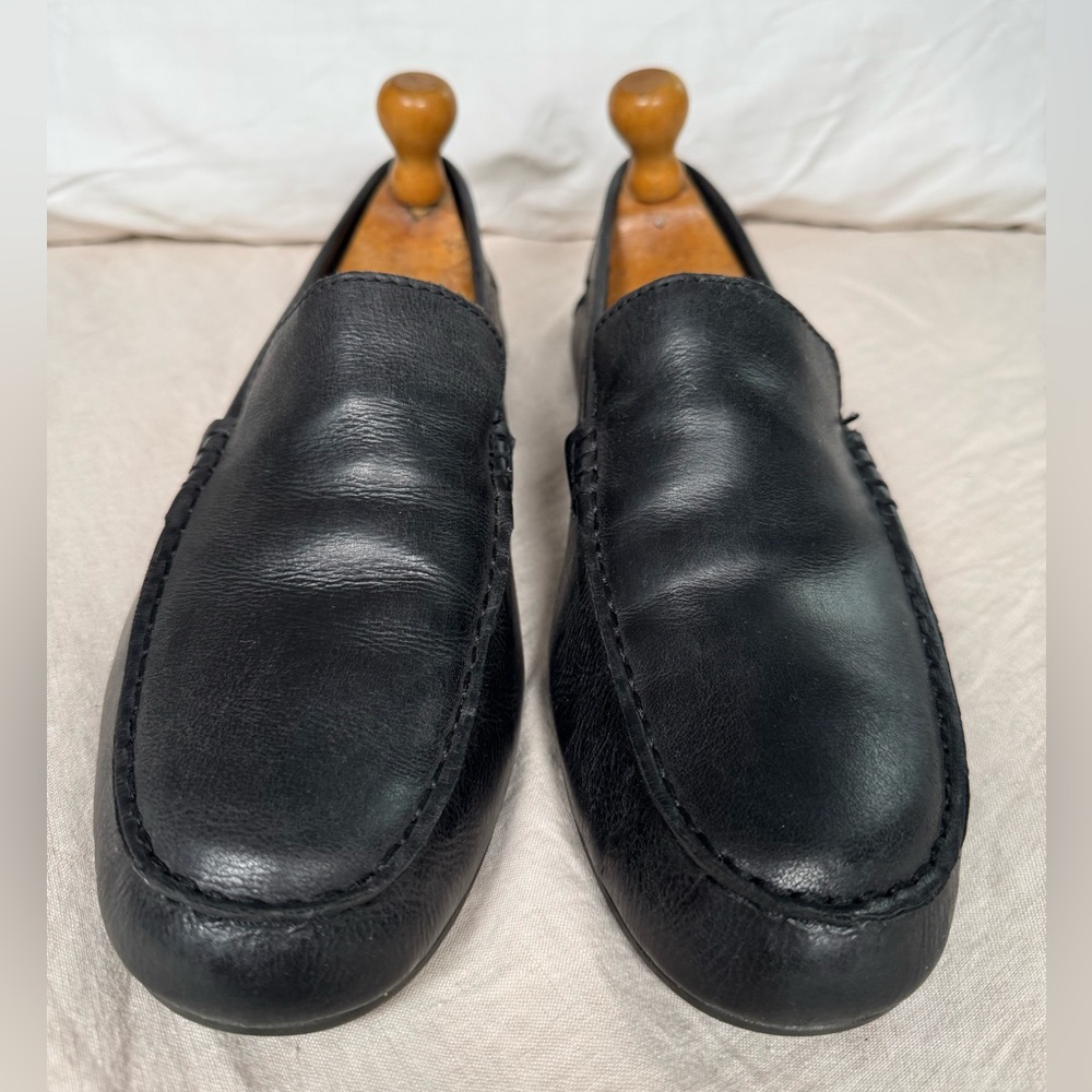 Classic Black Leather Born Loafers